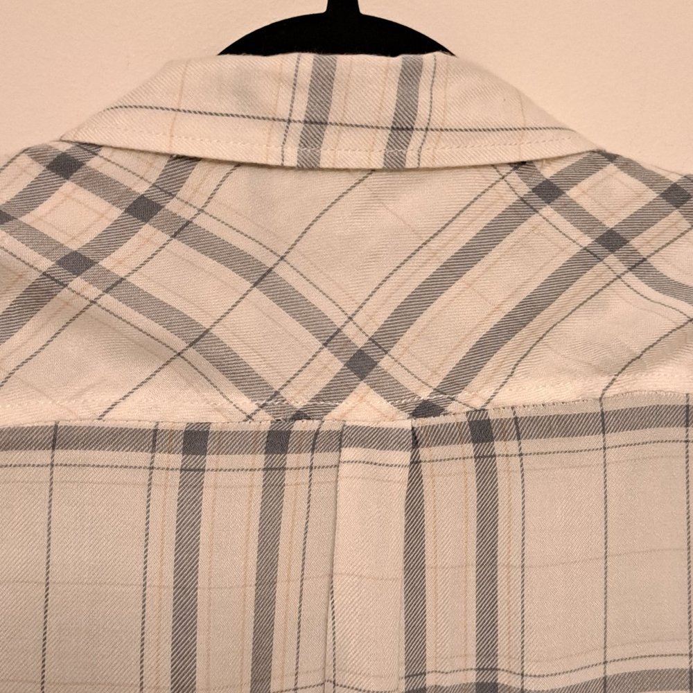 Paige Button Up Striped Pattern Blouse Size Mediu… - image 8